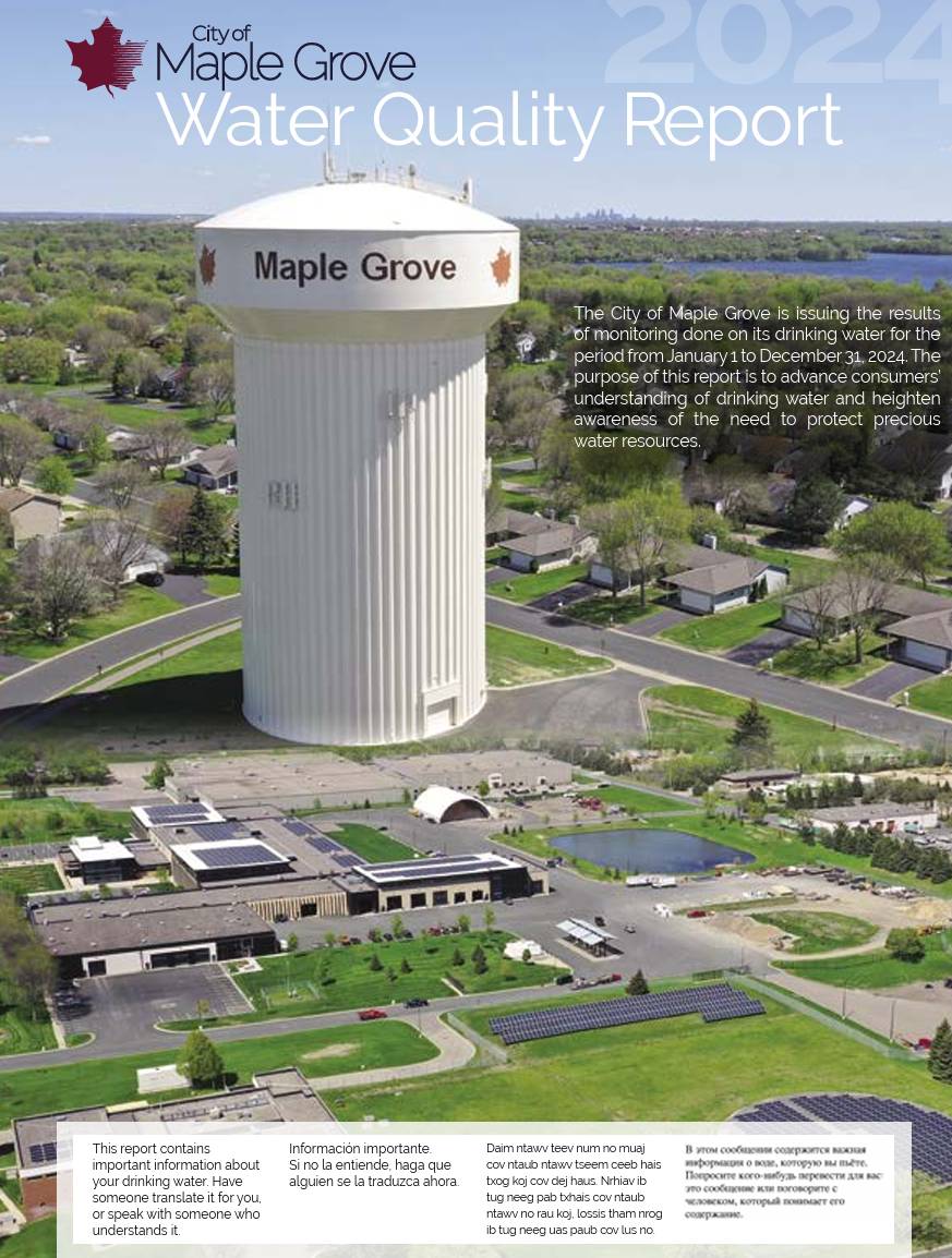 maple grove water quality report